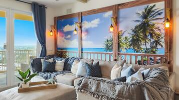 Apartment, 3 Schlafzimmer, Balkon, Meerblick (1806-3) | Wohnbereich