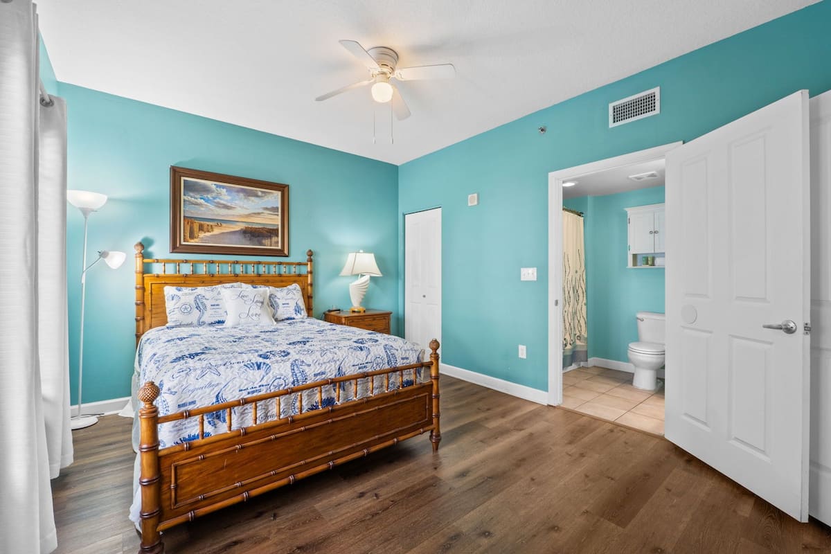 1 bedroom, premium bedding, individually decorated