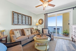 Condo, 2 Bedrooms (1808) | Living area | 32-inch flat-screen TV with cable channels, TV