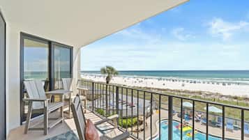 Condo, 2 Bedrooms, Beachfront (Tower 2 - 207) | Balcony
