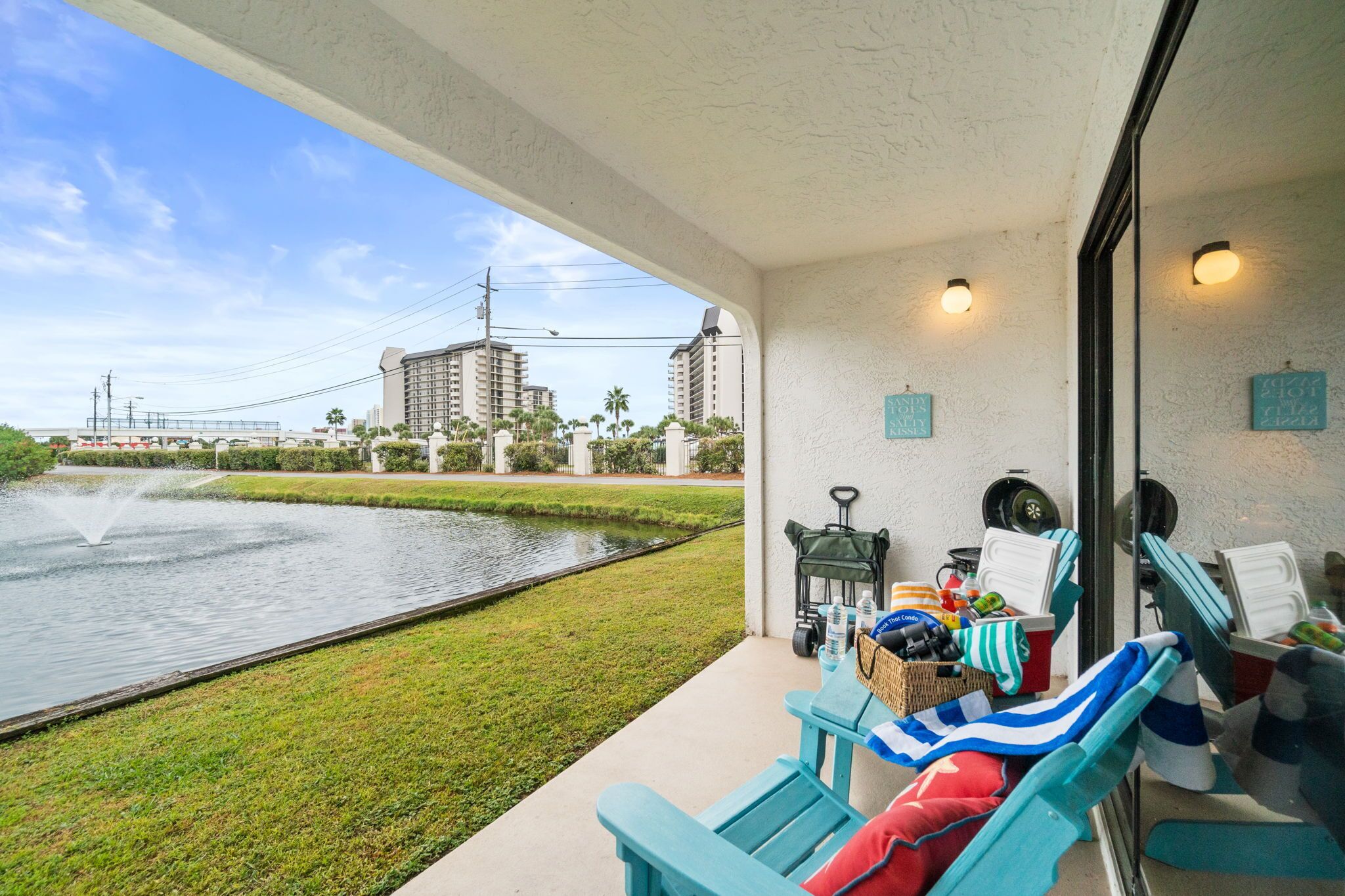 Vila luxo, 2 quartos, vista para o campo de golfe (405) | Terraço/pátio