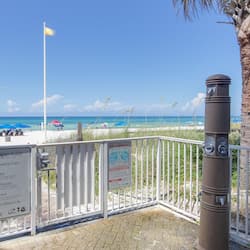 On the beach