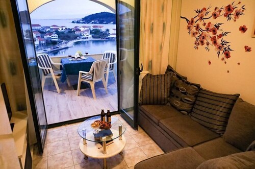 Island Apartment with Sea Sight Balcony and Pool!