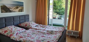 1 bedroom, iron/ironing board, travel crib, free WiFi