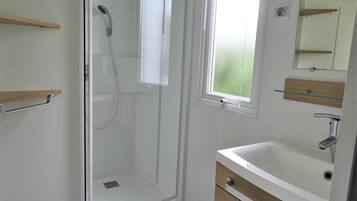 Shower, hair dryer