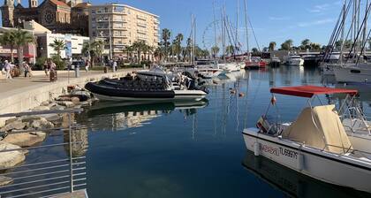 T2 de 45m2 avec jardinet, Clim, Parking, Calme, tout confort, Plage 800m