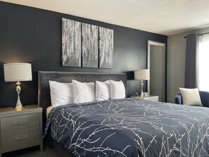 1 makuuhuone, silitysrauta/-lauta, ilmainen Wi-Fi, vuodevaatteet