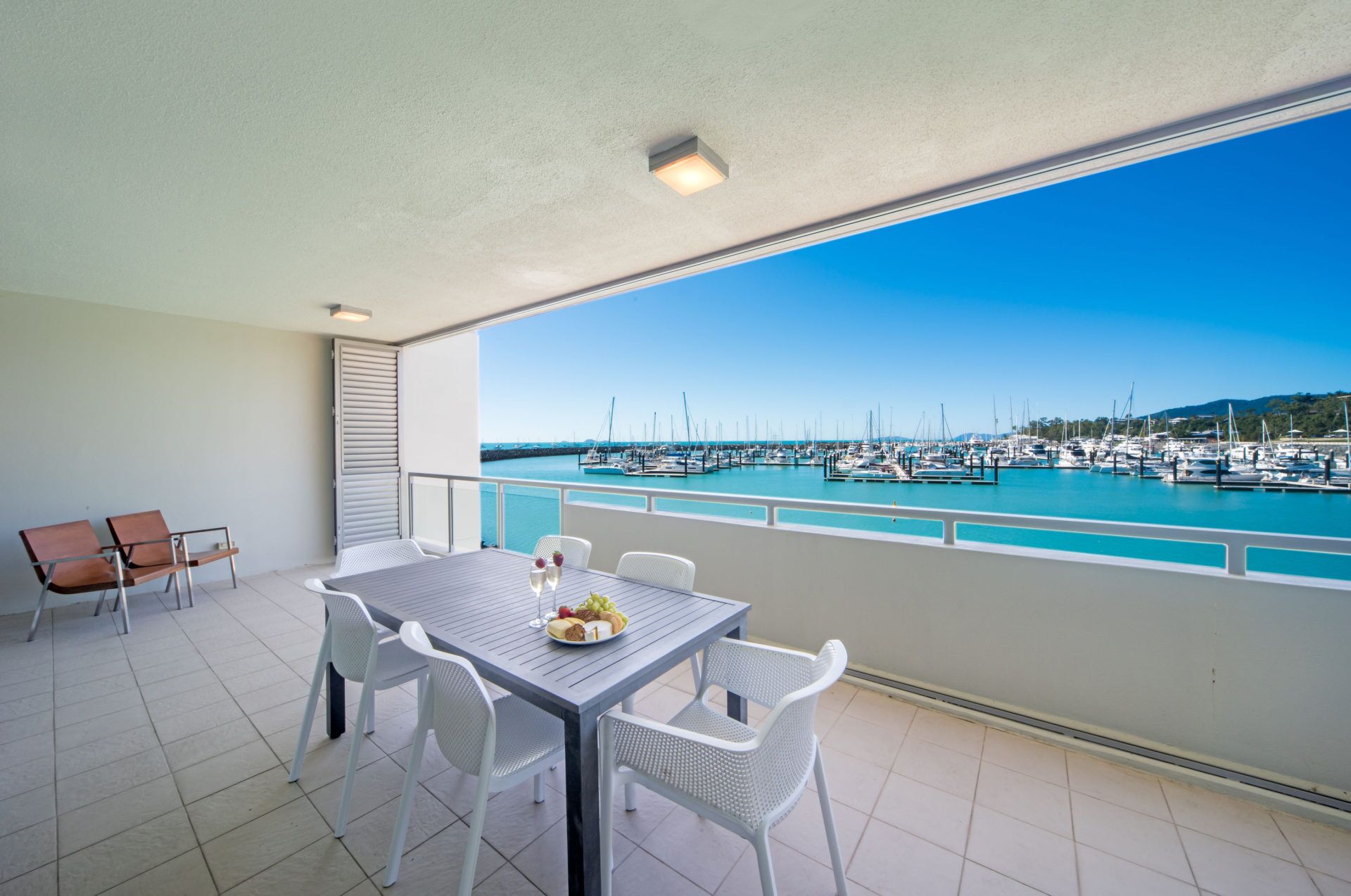 Waterfront property with Marina views