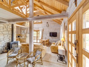 Fireplace - Bieszczady Chata by Interhome (Malinówka)