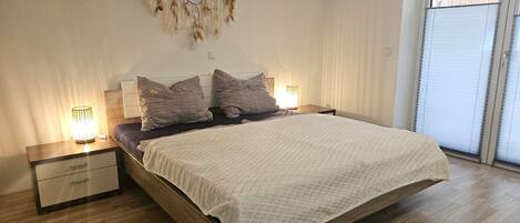 1 makuuhuone, silitysrauta/-lauta, ilmainen Wi-Fi, vuodevaatteet