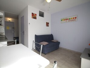 Interior - Bright T1 apartment with air conditioning and terrace (Balaruc-les-Bains)