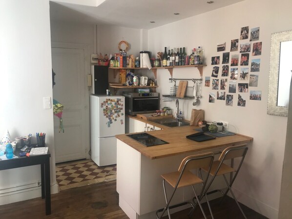 Private kitchen - Charming apartment in Malakoff near Line 13 - 10 mn Paris (Malakoff)
