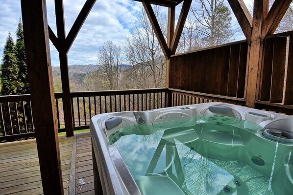 Baignoire à remous extérieure