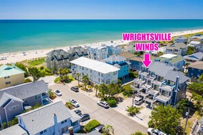 Exterior - Charming townhouse with beautiful ocean views and only steps to the beach! (Wrightsville Beach)