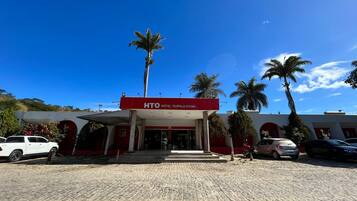 Overnatningsstedets indgangsparti