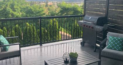 Beautiful suite in great neighbourhood, modern finishes and steps to KVR trail.