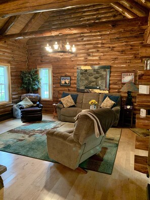 TV connectée, cheminée