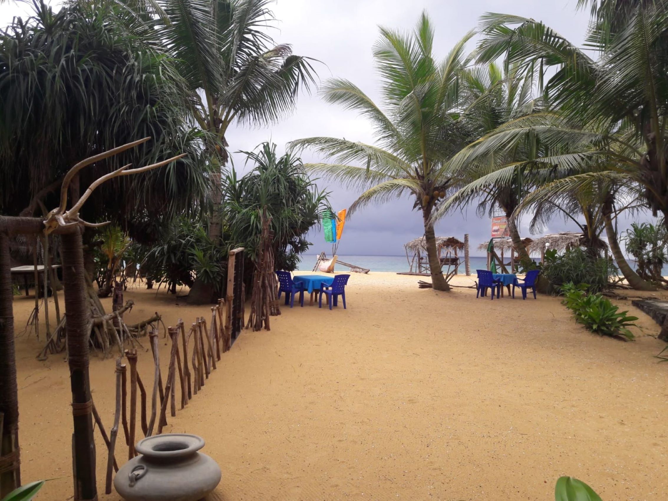 Vista para praia/oceano