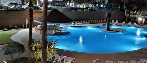 Una piscina riscaldata