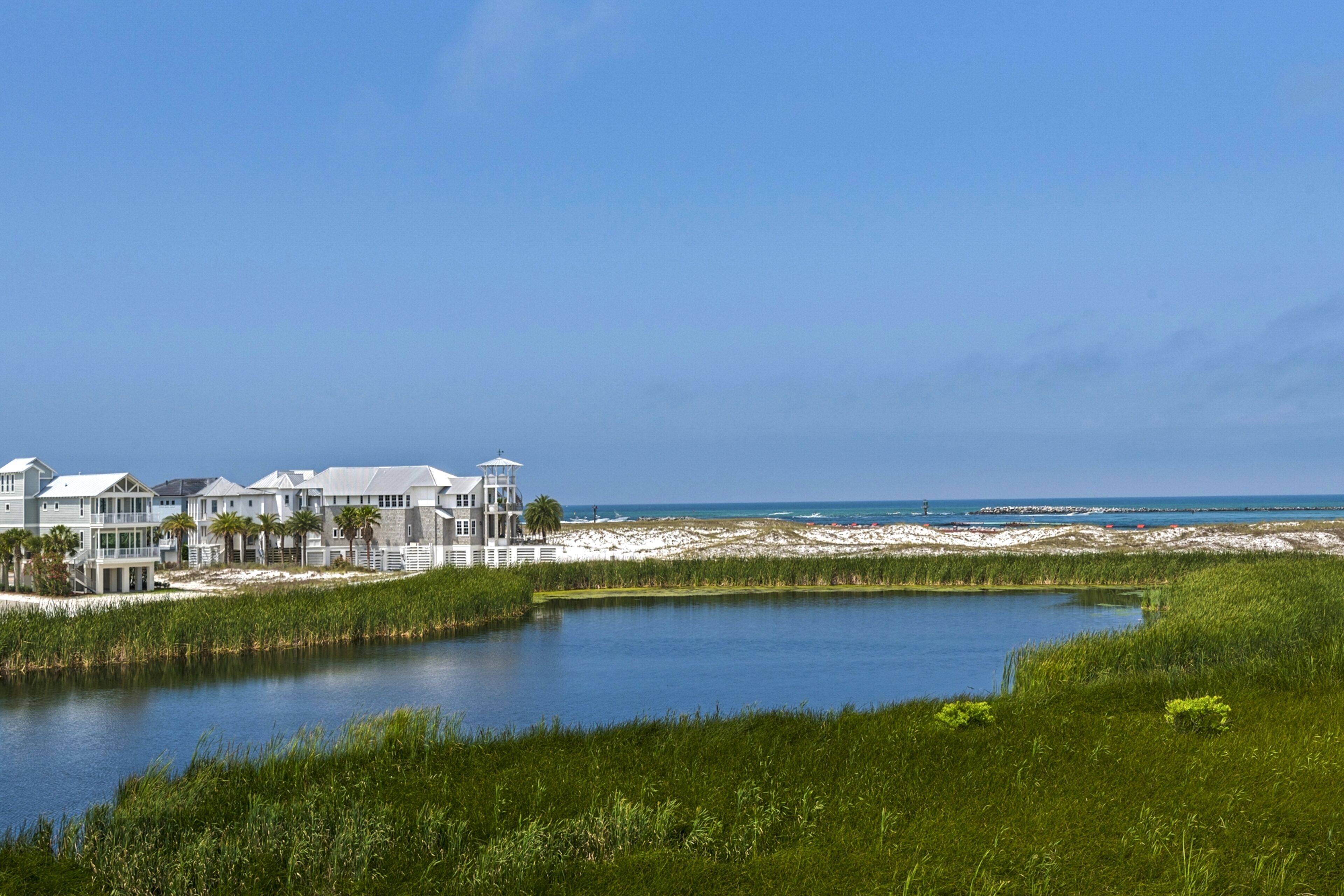 Recently renovated home with stunning water & sunset views
