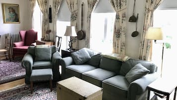 Fireplace, books