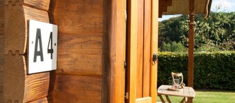 Gemütliches Blockhaus auf Schönem Campingplatz