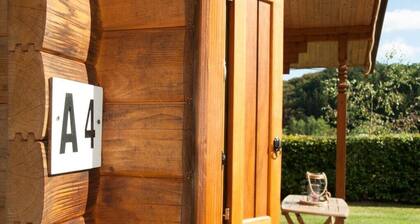 Gemütliches Blockhaus auf Schönem Campingplatz