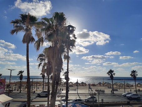 Vista a la playa o el mar