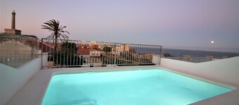 Vistas al Mar y el Faro de Cabo de Palos y piscina privada