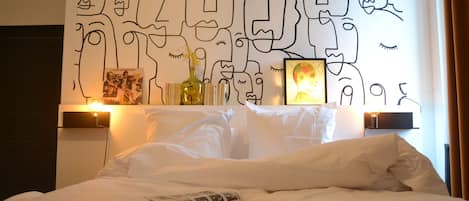 Junior Double Room (2) | Individually decorated, desk, laptop workspace, soundproofing