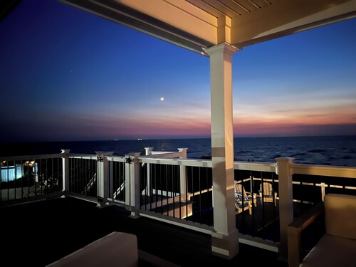 New Construction 2021 beachfront with amazing sunsets and pool