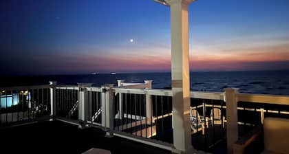 New Construction 2021 beachfront with amazing sunsets and pool