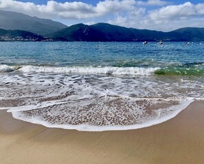 On the beach