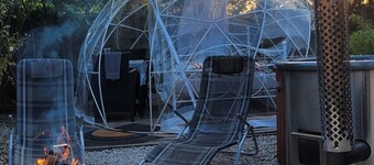 Bubble overnight stay in the Fichtelgebirge - with hot tub/whirlpool for an extra charge