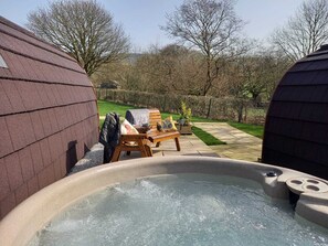 Terrace/patio - Brants Ghyll Glamping Pod - Ribblesdale Pods (Horton in Ribblesdale)