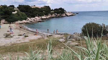En la playa