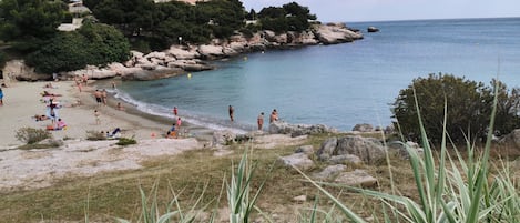 On the beach