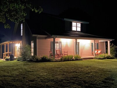 Peace and quiet of country living within minutes of city amenities.  