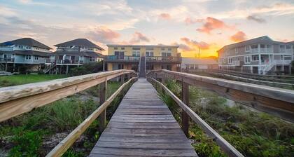 Freshly Renovated Beachfront First Floor Condo With Covered Deck