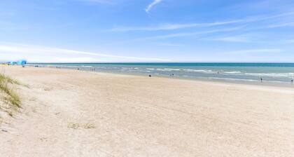 Freshly Renovated Beachfront First Floor Condo With Covered Deck