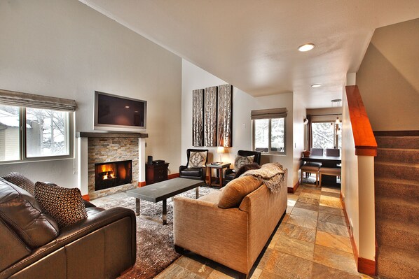 تلفزيون بشاشة مسطحة، مدفأة