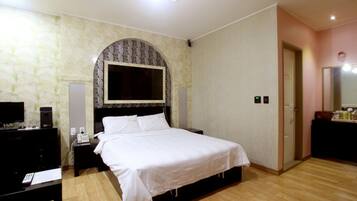 Decoración personalizada, muebles diferentes y wifi gratis