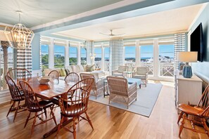 Living area - Watersound Bridges Gulf-Front Condo, Steps to Sand - 4BR (Panama City Beach)