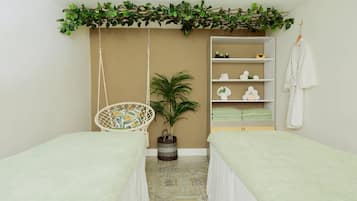 Couples treatment room(s), body treatments, aromatherapy
