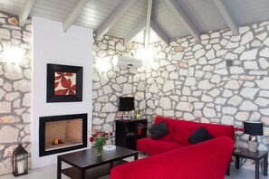 บ้านพัก, 2 ห้องนอน, ลานระเบียง, วิวสวน | ภายใน