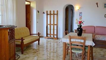 Apartamento, 3 quartos, para fumantes, terraço | Sala de estar | Lareira, livros