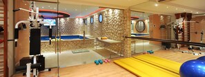 Villa, varias habitaciones, con acceso para personas discapacitadas, chimenea | Sala de fitness