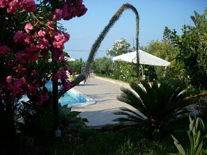 Garden - Panoramic Apartment in Villa With Pool and Garden Wi-fi (Altavilla Milicia)