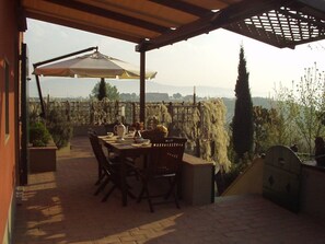 Maison, 2 chambres, fumeur, balcon | Terrasse/patio