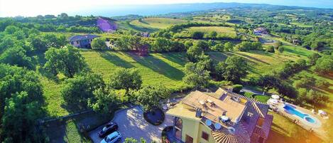 Uitzicht vanuit accommodatie